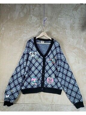 Rare Yurie Sekiya x Teddy Fresh Cardigan , Size XL, unisex